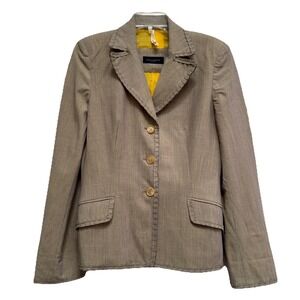 PIAZZA‎ SEMPIONE Jacket Size IT 42  Wool Blend Raw Stitching Lined